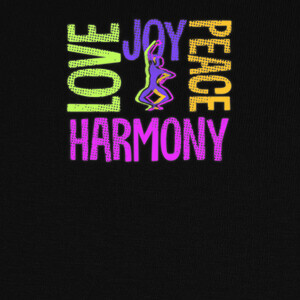 T-shirt amore gioia pace armonia