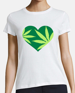 amor del corazón de la marihuana