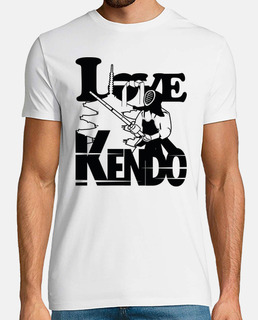 Amor Love Kendo Kendoka Pagoda en Negro