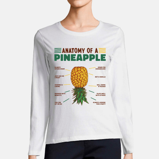Camiseta anatomía de una piña al revés | laTostadora
