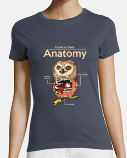 anatomy of owls shirt womens