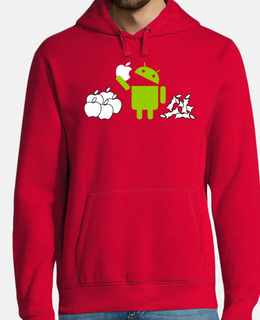 android eating apples