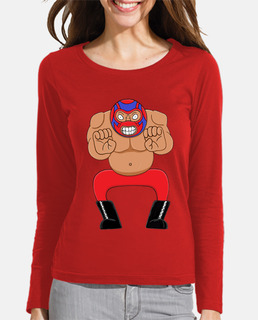Angry wrestler tee-shirt à manche longue femme