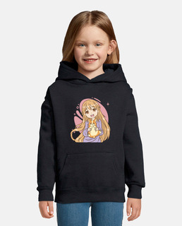 anime girl with corgi