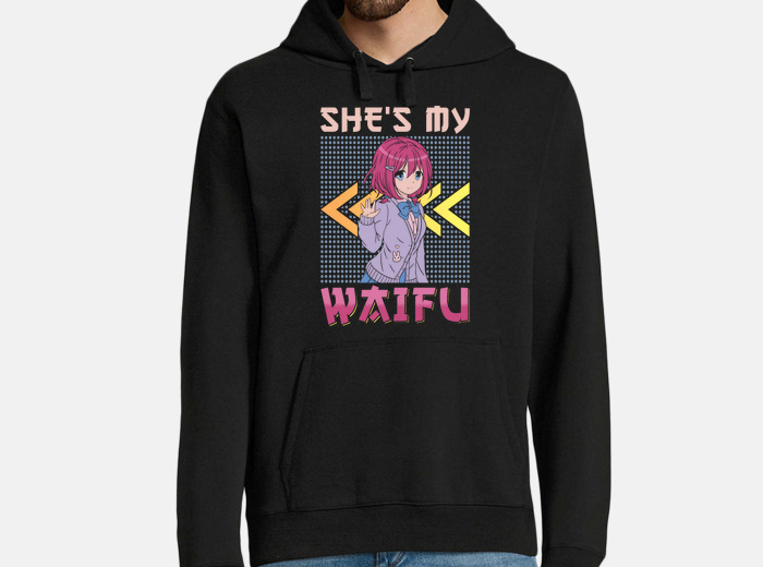 Anime waifu cheap hoodie