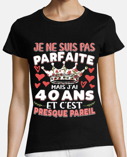 Tee Shirts Femme Anniversaire 40 Ans Livraison Gratuite Tostadora Fr