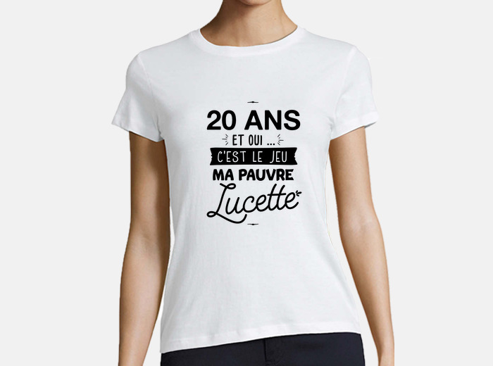T-shirt anniversaire 20 ans femme - Ambiance-party