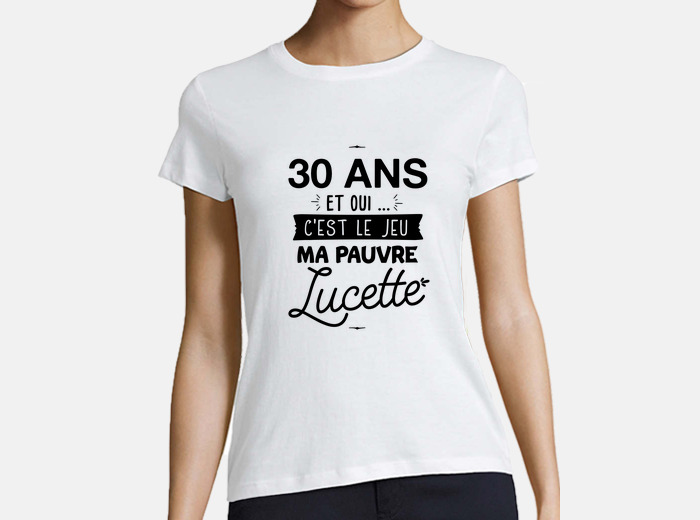 Tee shirt 30 ans femme deals