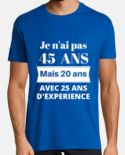 Tee Shirts 45 Ans Anniversaire Livraison Gratuite Tostadora Fr