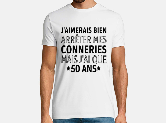 Tee shirt annniversaire 50 ans humour tostadora