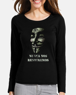 Anonymous, Nunca nos rendiremos
