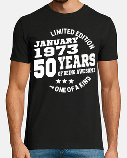 ans janvier 1973 - 50 ans