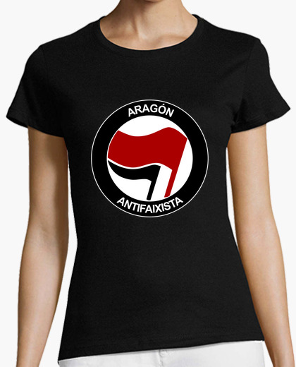 Aragon antifaixista manga short girl t-shirt