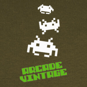 Camisetas Arcade Vintage 3 Invaders