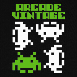 Camisetas Arcade Vintage 4 Invaders