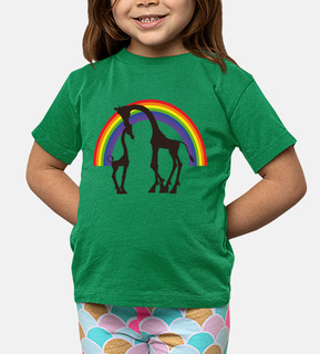 arco iris con jirafas