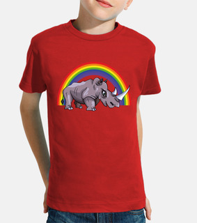 arco iris rinoceronte