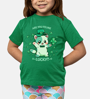 Are you Feline Lucky - Kids Shirt