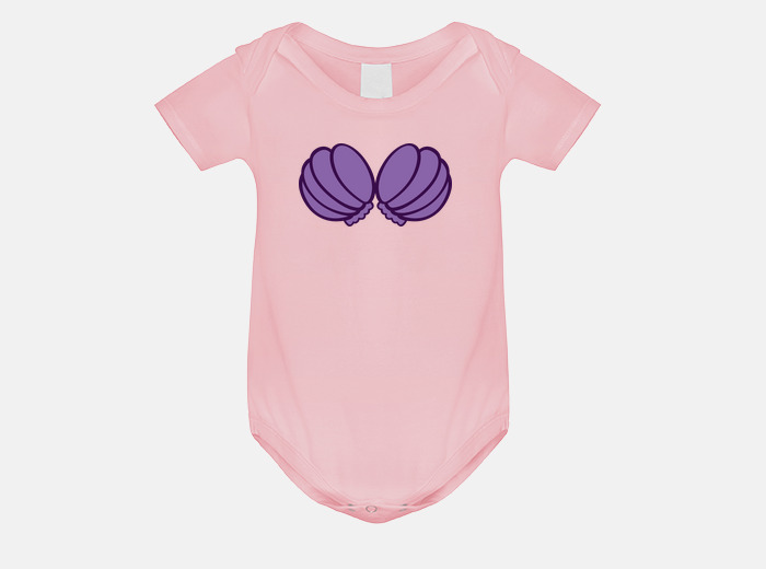 Ariel the little mermaid shells bra baby s tostadora