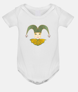 ARLEQUIN 2. Body bebé, blanco