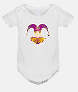 ARLEQUIN 3  Body bebé, blanco
