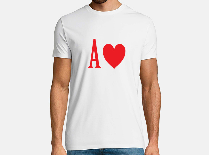 Camiseta as de discount corazones