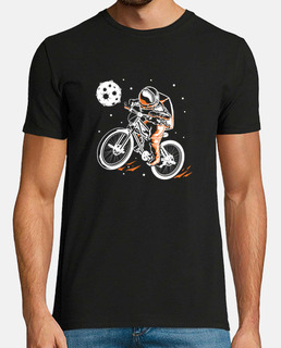astronaute vélo de montagne drôle vélo motard