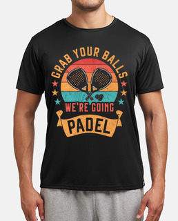attrape tes balles joueur de padel drôl