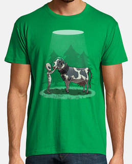Femme vaches arbre de noël fermier vaches cadeau T-Shirt avec Col en V 