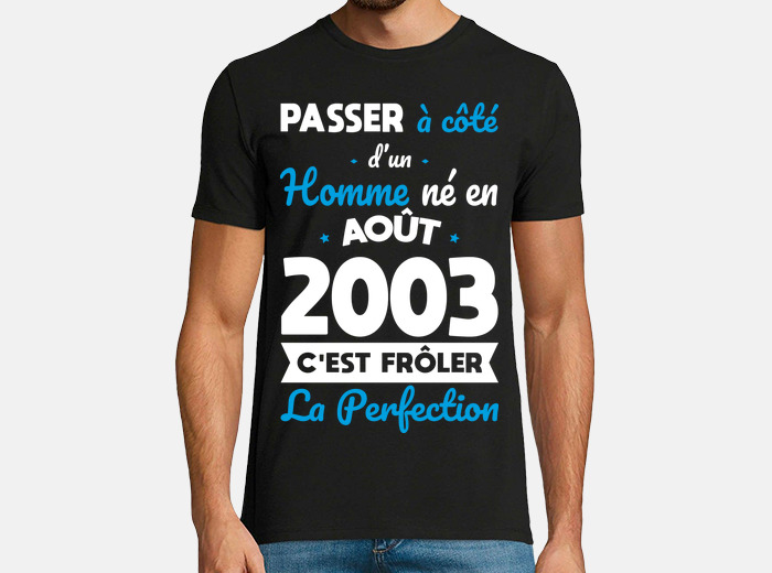 20th Anniversaire 20 Ans Homme Coton T-Shirt