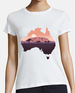 Australia mapa y paisaje