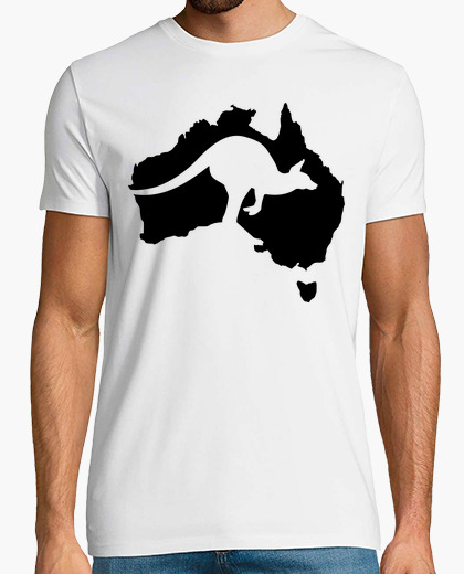 Tee Shirt Australie Carte Kangourou Tostadora Fr