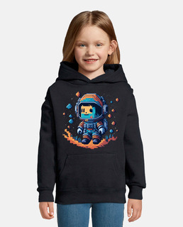 aventura de astronautas de píxeles