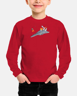 Avión F14 camiseta niño