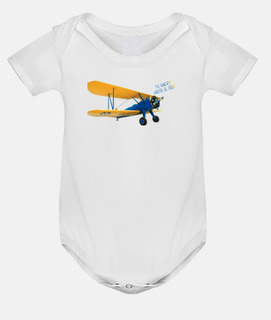 Avioneta biplano. Te quiero hasta el ci