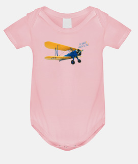 Avioneta biplano. Te quiero hasta el ci