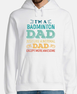 Awesome Badminton Dad Fathers Day Funny
