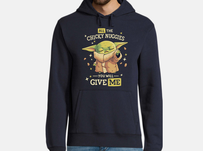 Baby yoda chicky nuggies hoodie shop