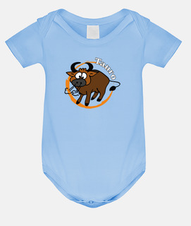 Baby bodysuit, sky blue