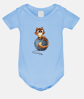 Baby bodysuit, sky blue
