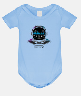 Baby bodysuit, sky blue