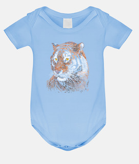 Baby bodysuit, sky blue