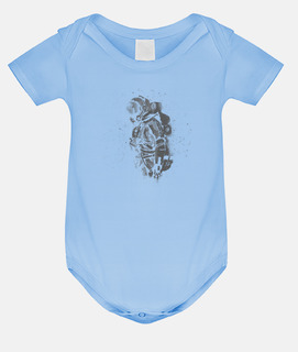 Baby bodysuit, sky blue