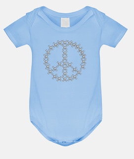 Baby bodysuit, sky blue