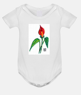 Baby bodysuit, white