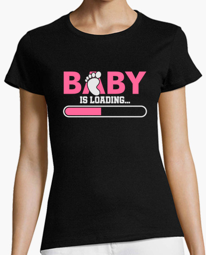 Baby Loading Mom Babyparty Baby Shower Party Mommy Mother Pregnant Pregnancy New Born Girl Boy T Shirt Tostadora Co Uk