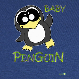 T-shirt cucciolo di pinguino