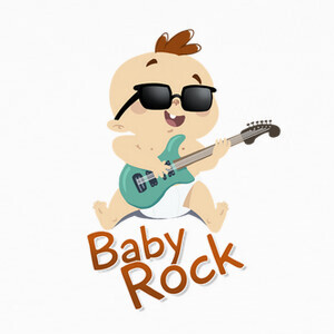 T-shirt bebè rock