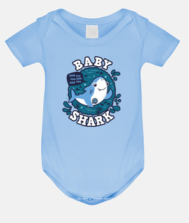 Baby Shark Doo Doo Doo Baby Grow Bodysuit Baby Vest Personalised Baby gift 