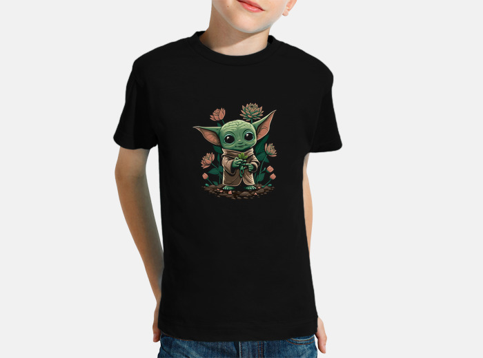 Camiseta yoda flores new arrivals